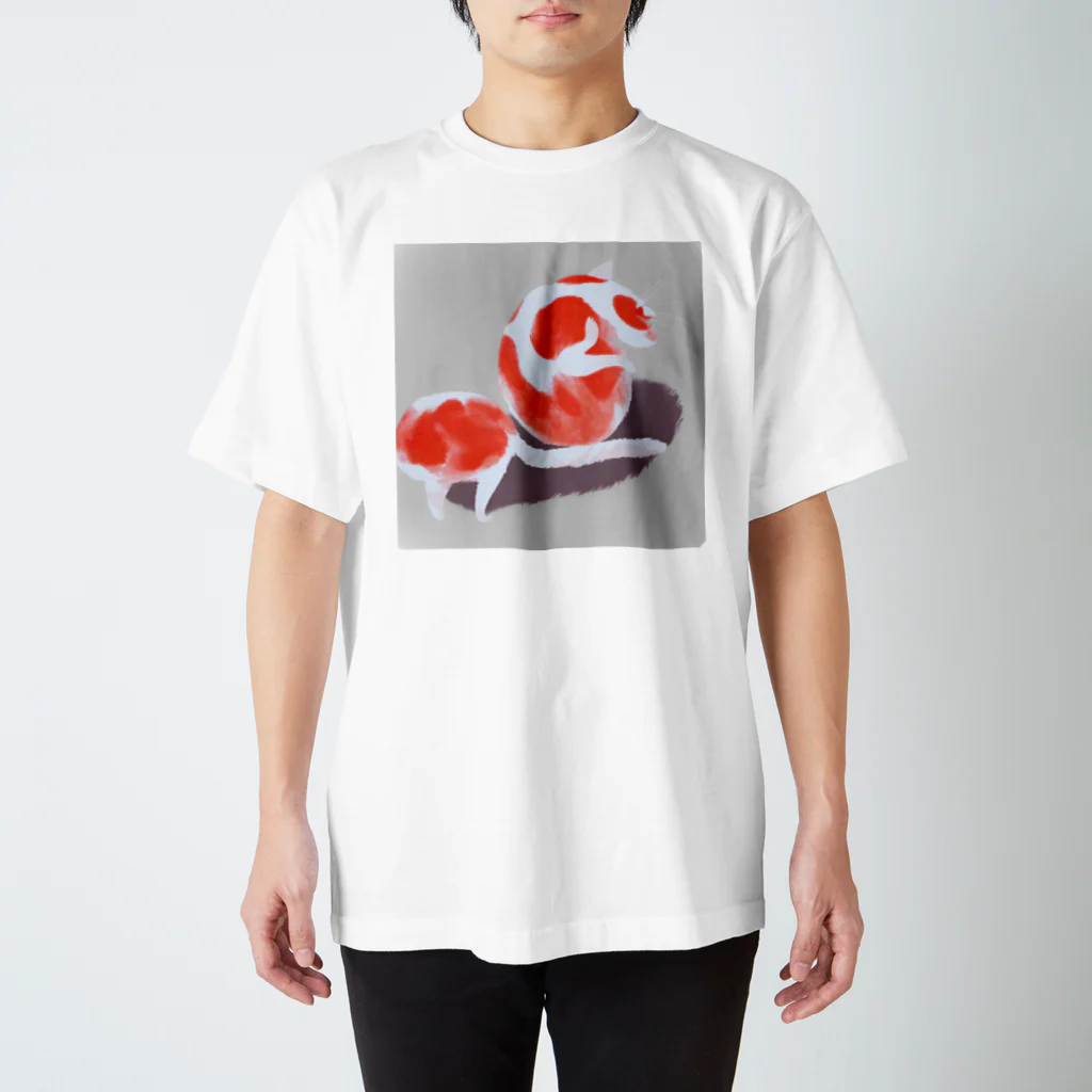 ひとやすみ　らいふのトマト猫 Regular Fit T-Shirt