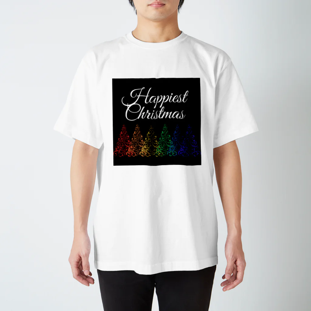 LGBTQ MianのHappiest Christmas スタンダードTシャツ