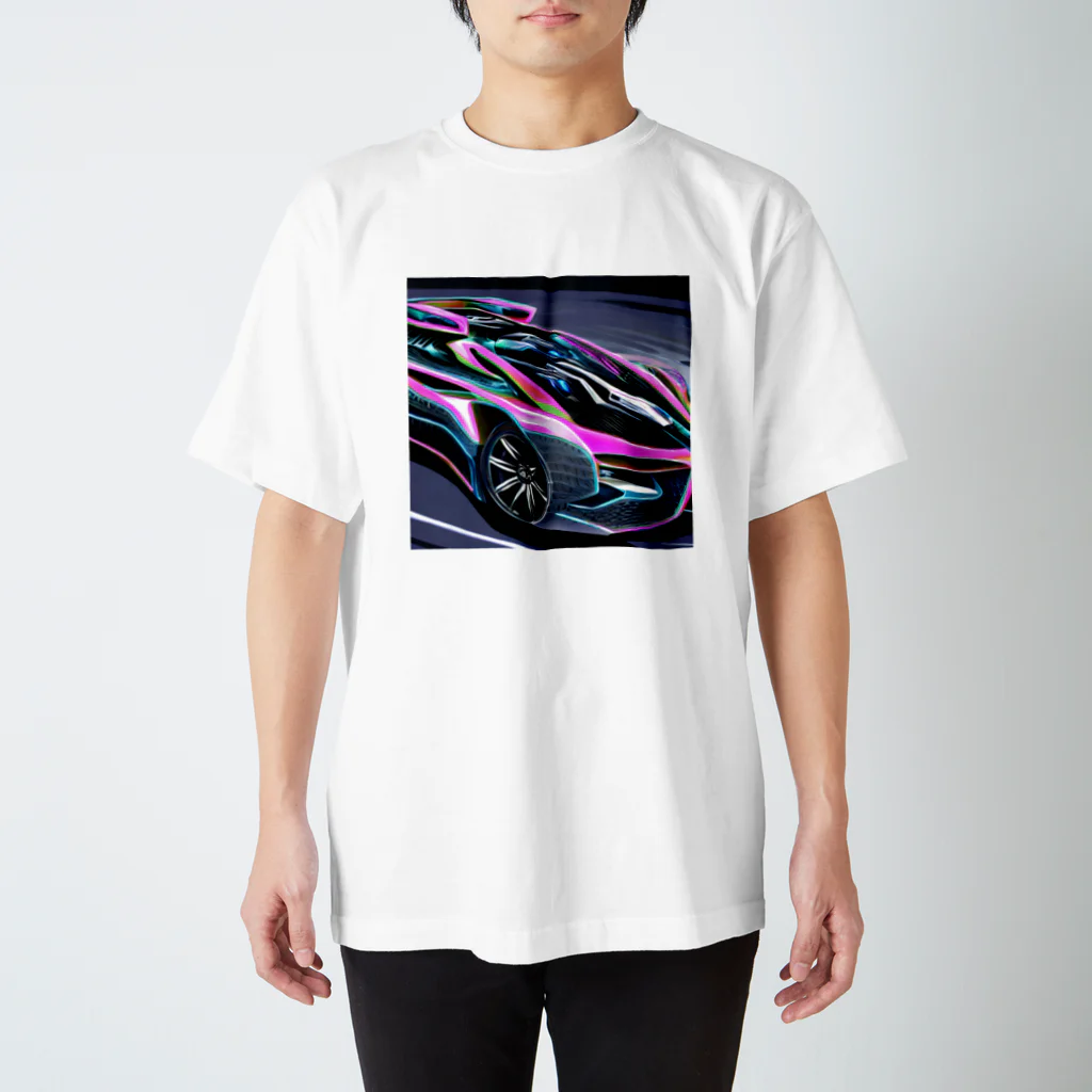 Moichi Designs Shop-2023のエレクトロスペクトラカー Regular Fit T-Shirt