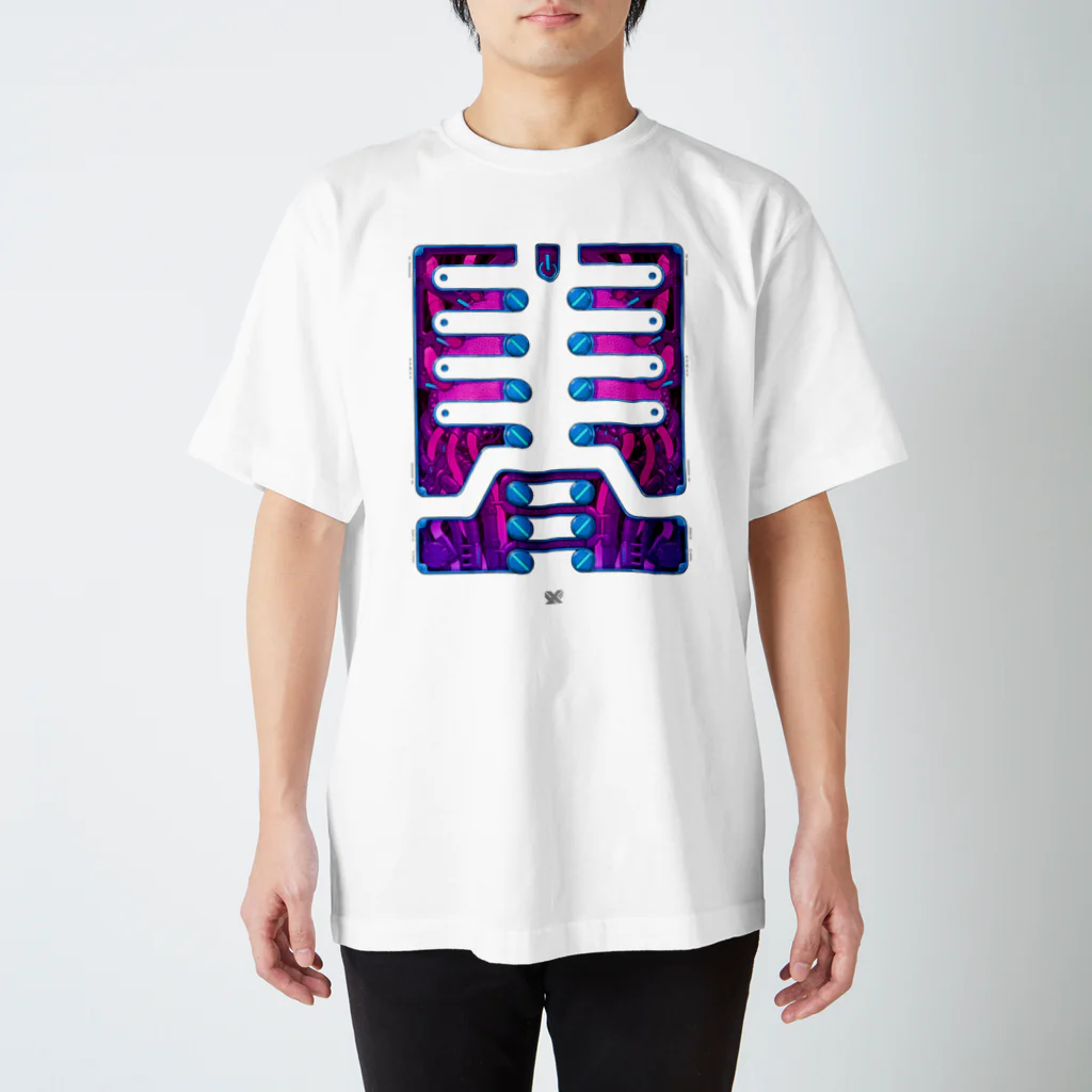 ザギザギ/ZAGIZAGIのBi-Bone type1 スタンダードTシャツ