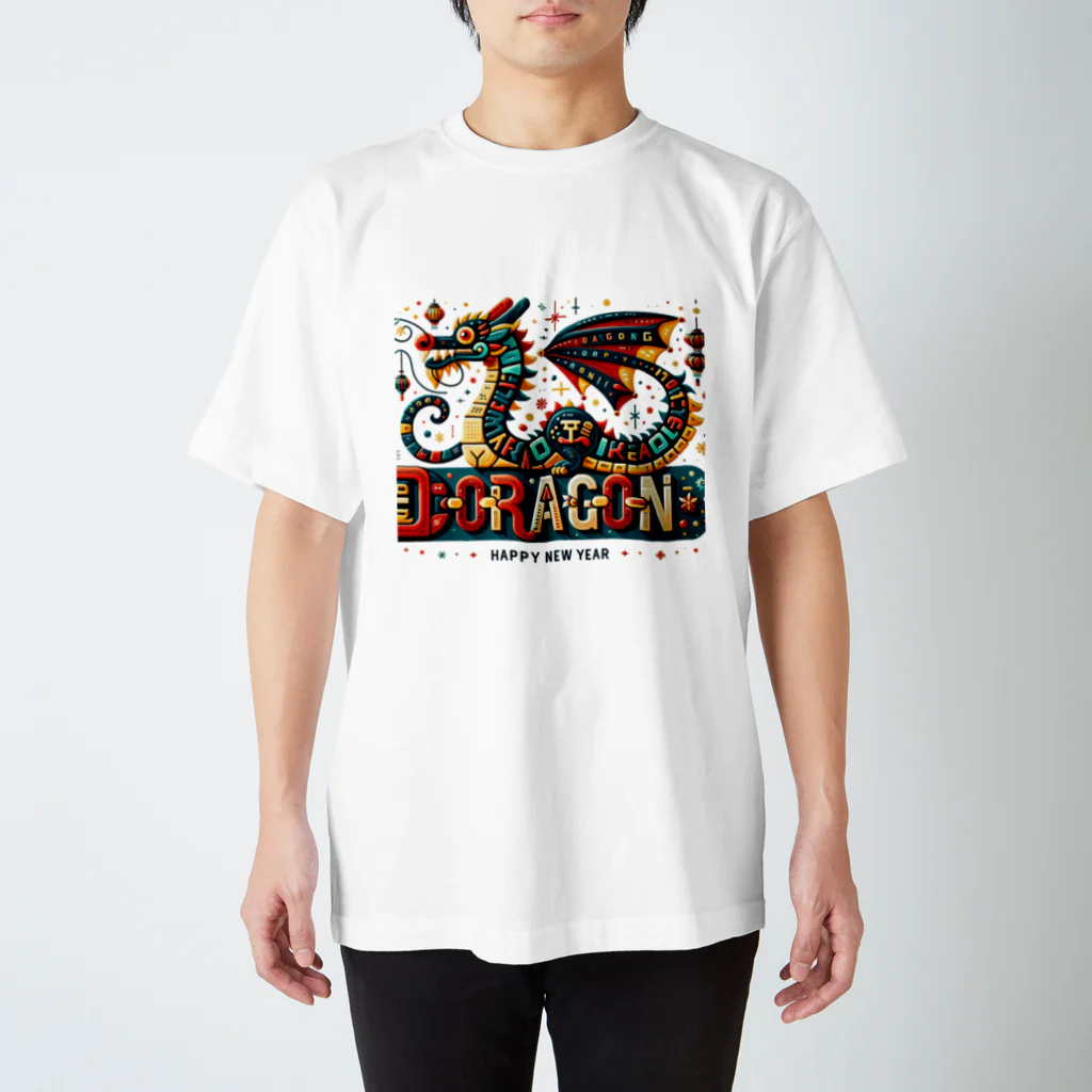 FX海外のドラゴンｎｅｗｙｅａｒ スタンダードTシャツ