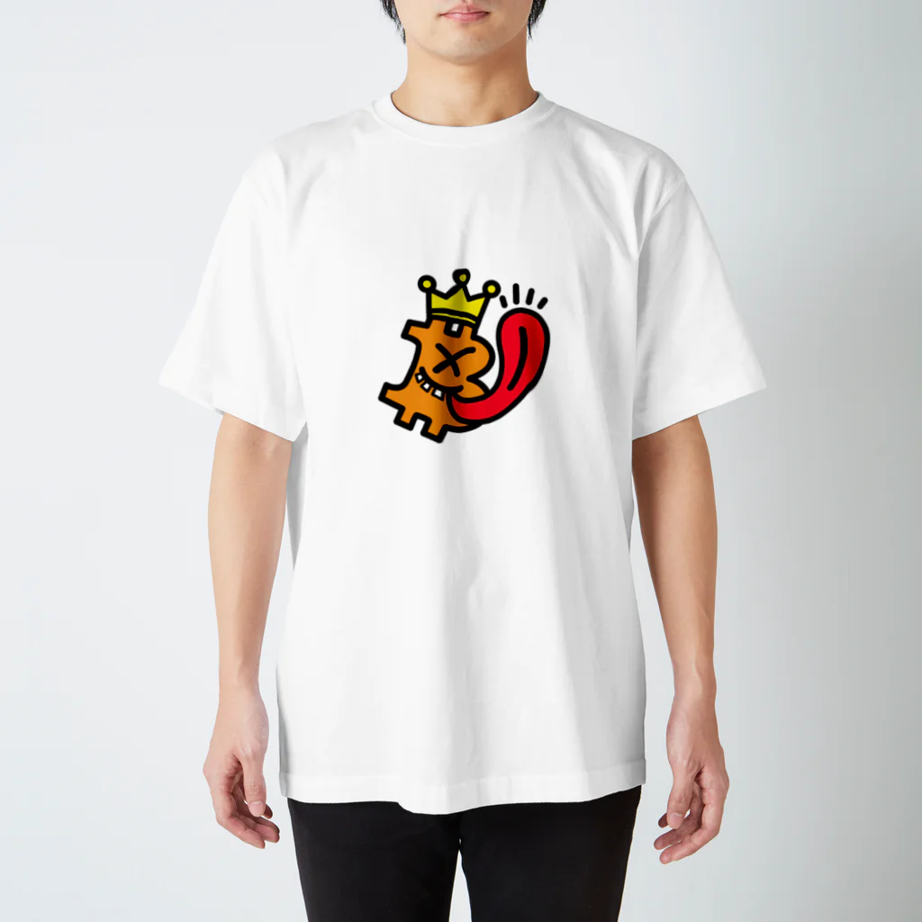 BitPopArtのB - A King スタンダードTシャツ