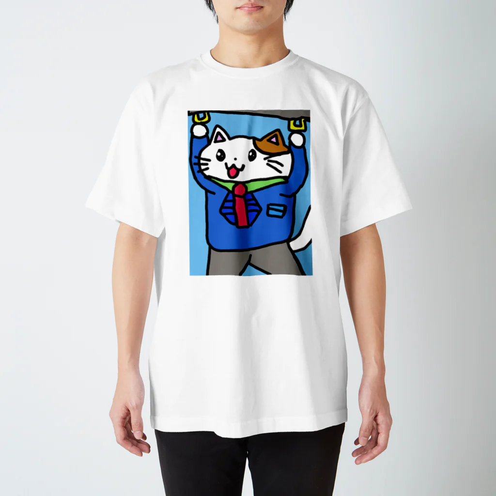 nochunの通勤ネコ スタンダードTシャツ