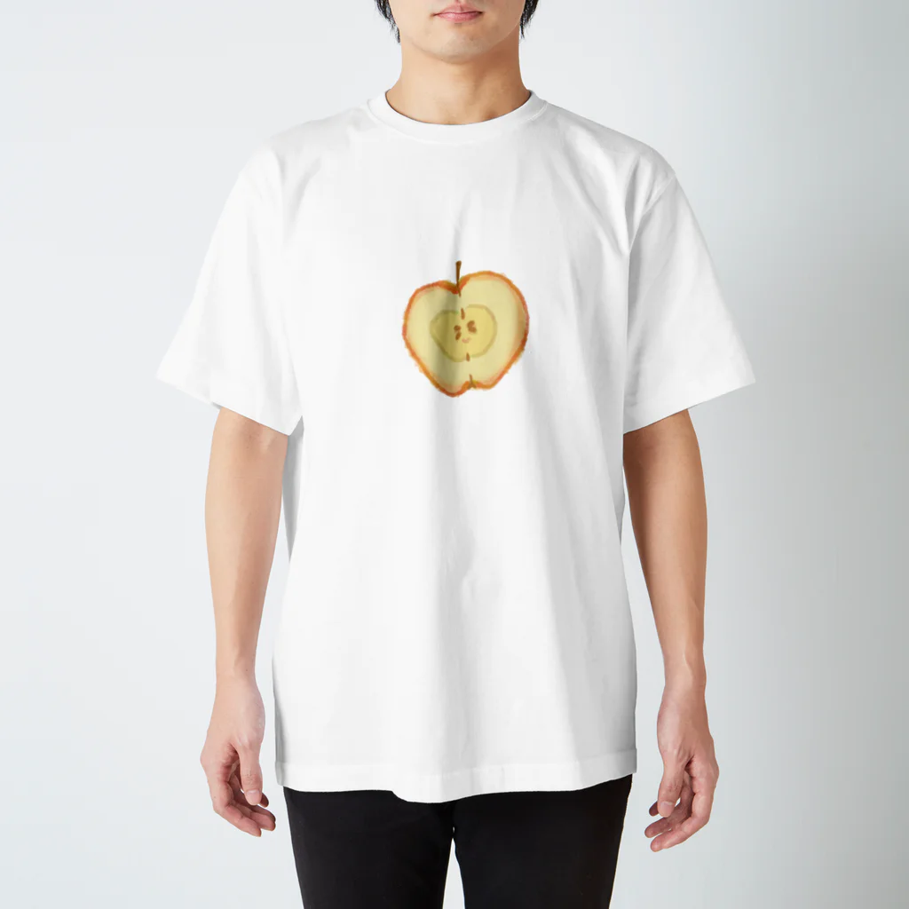 癒されネオンのねずみさんの焼き林檎の芯臓 Regular Fit T-Shirt