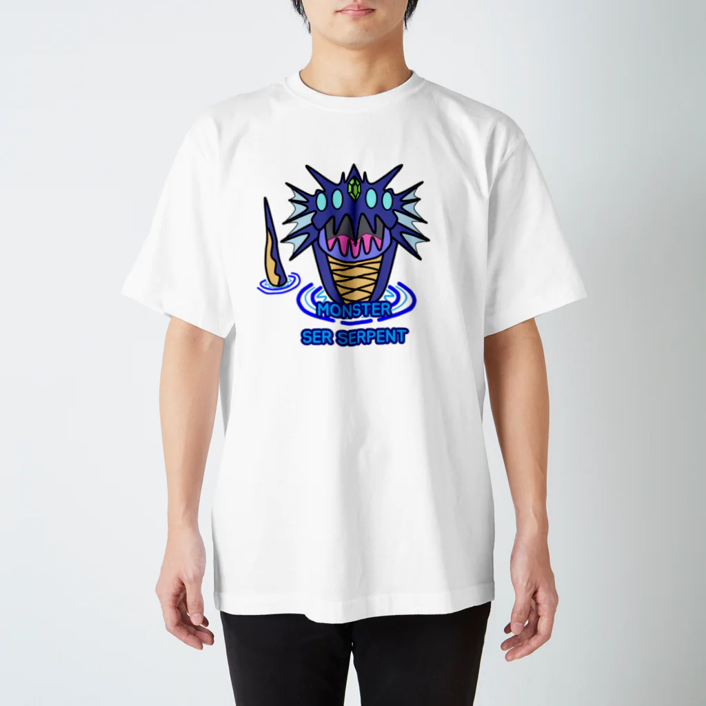 モンスター工房のMONSTER（モンスター）シーサーペント Regular Fit T-Shirt