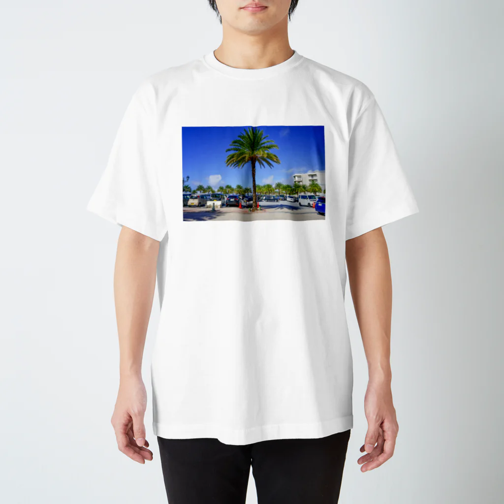 mochiru_mochiruのヤシの木 スタンダードTシャツ