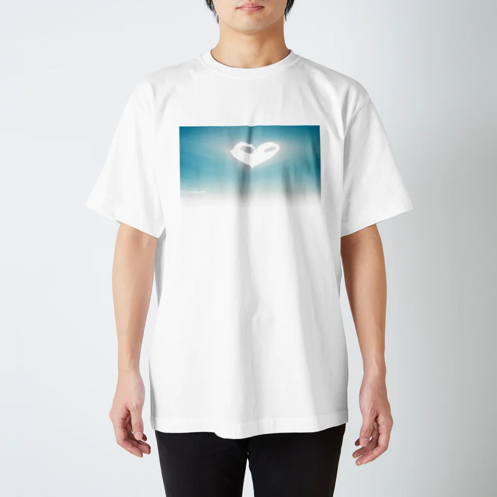 すずきいくやのハートの雲 スタンダードTシャツ