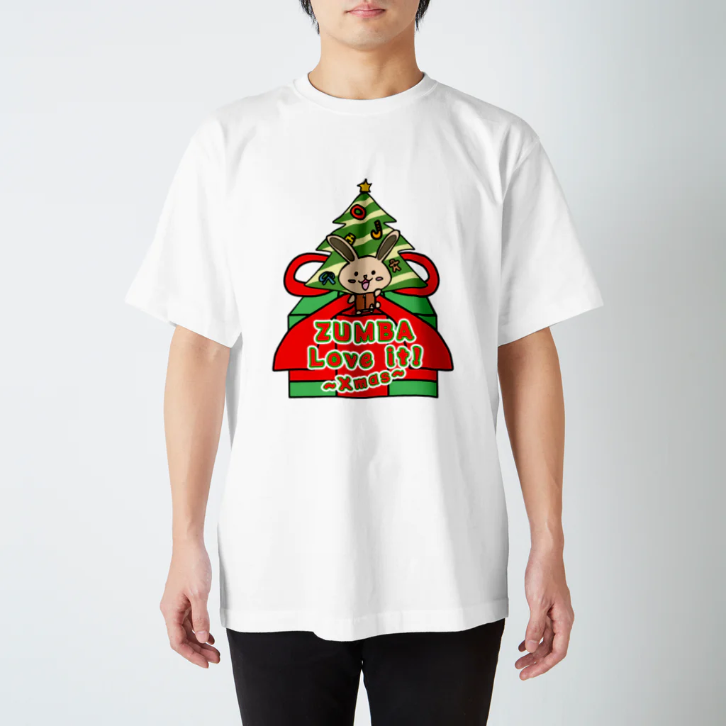 ヤバくないTシャツ屋さんのズンバウサギ クリスマス スタンダードTシャツ