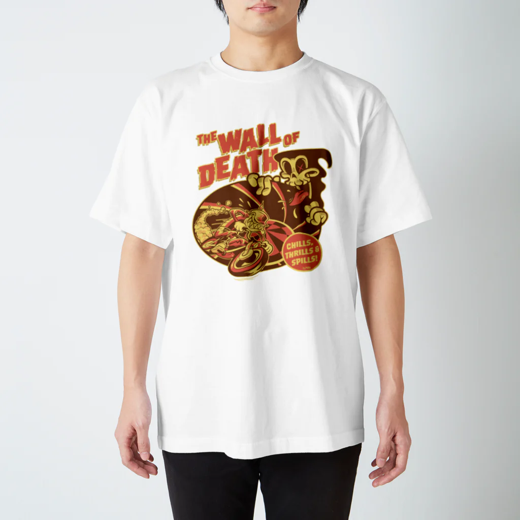 El Pinoのthe Wall of Death : Brown / Orange  スタンダードTシャツ