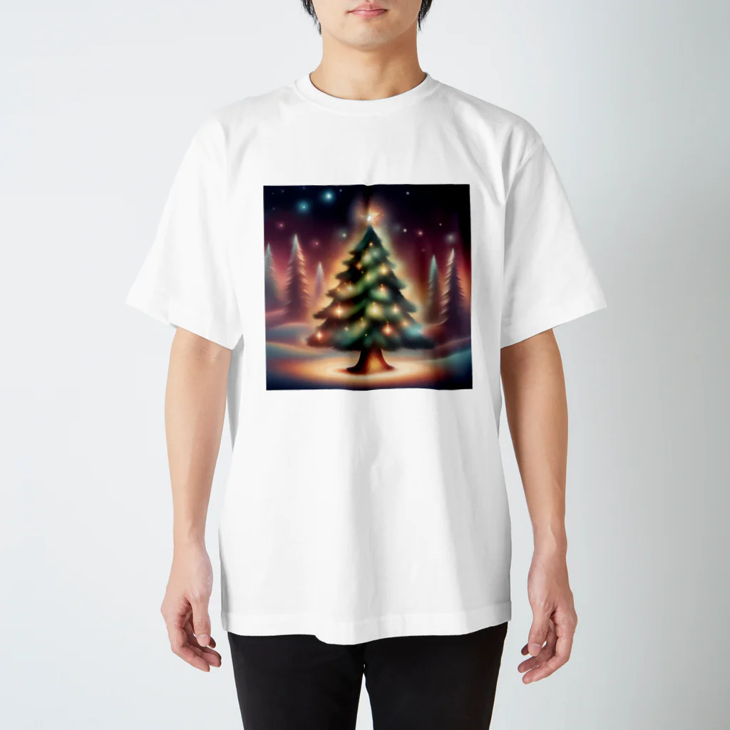 こまさんの幻想的なクリスマスツリー Regular Fit T-Shirt