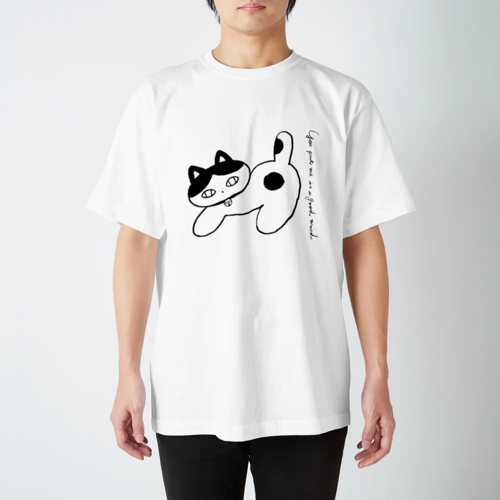 Sonon Buttonのねこねこハチワレ スタンダードTシャツ