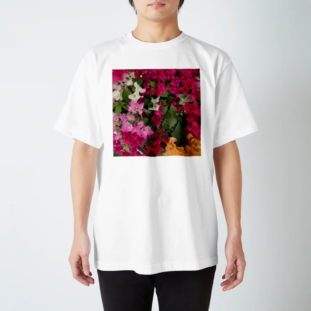 chatnoir8のFlower_Bougainvillea Regular Fit T-Shirt