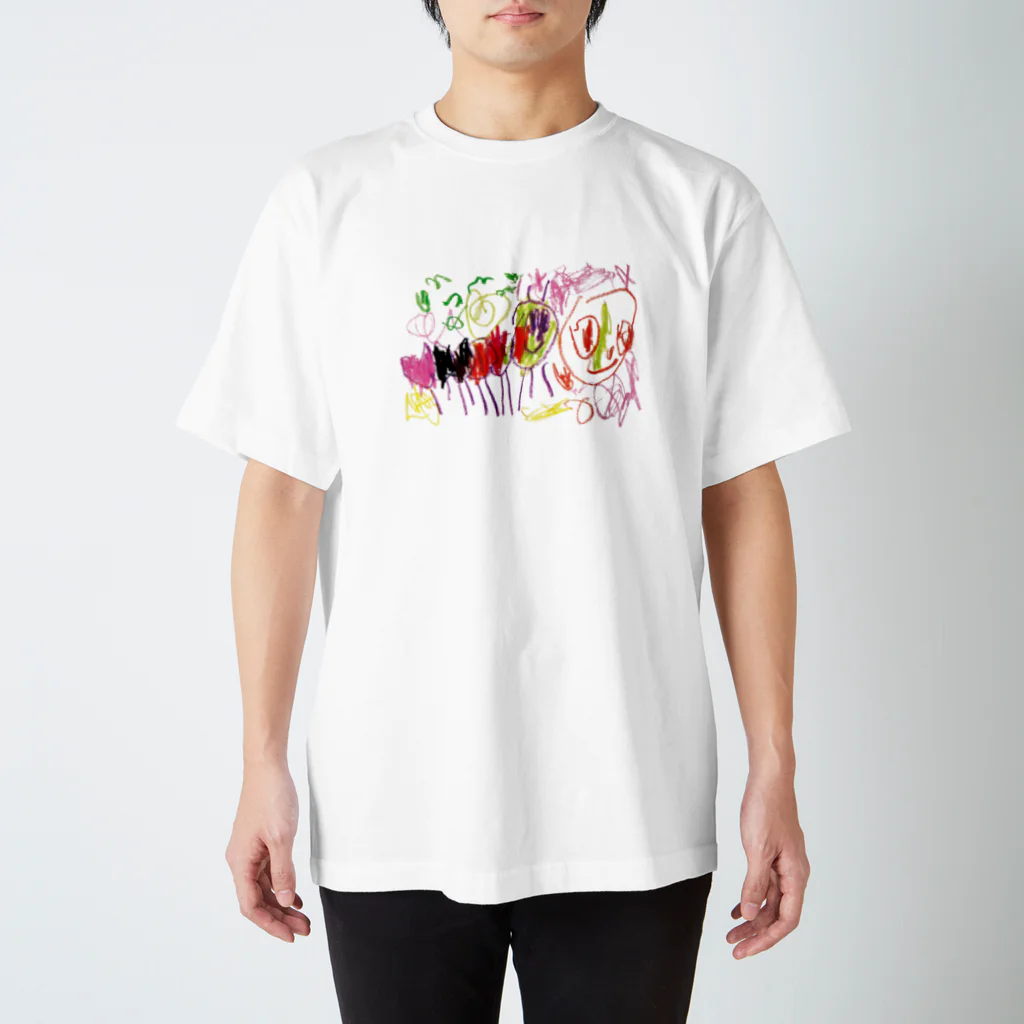 みーみちゃんのお店のみーみちゃんのあおむし スタンダードTシャツ