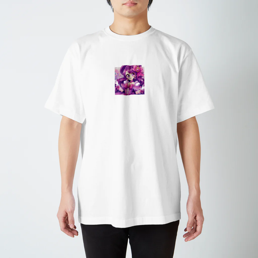 Girigiri-kのパープル系1 Regular Fit T-Shirt
