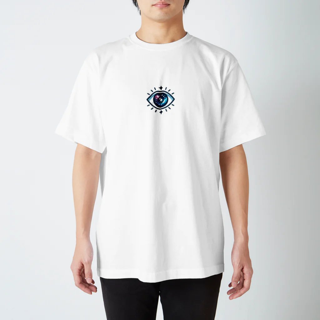 CoffeeeCraze｜プロンプトジャーニー｜ジャンクプロンプト屋の宇宙の瞳 Regular Fit T-Shirt
