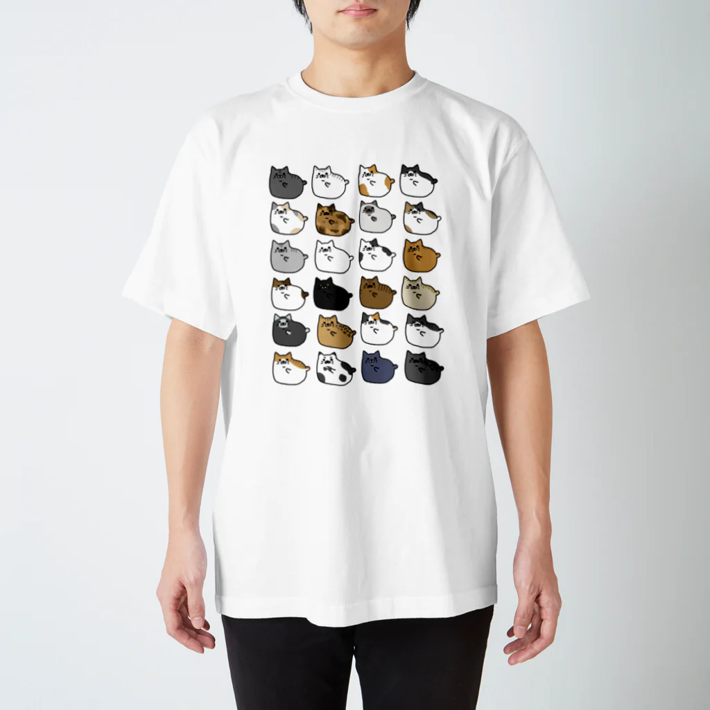 やまくろうの猫！大集合！ Regular Fit T-Shirt