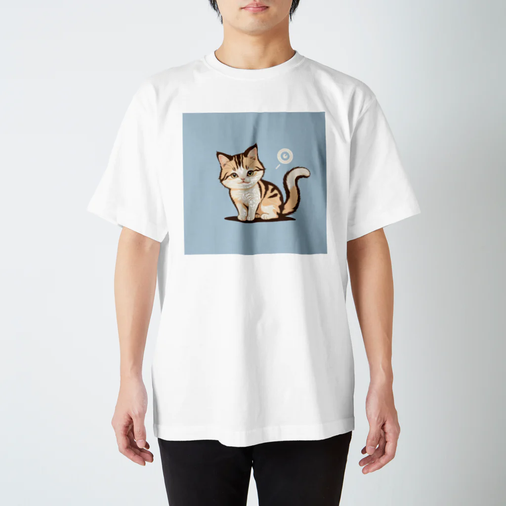 WshopTYのにゃるほどキャッツ スタンダードTシャツ