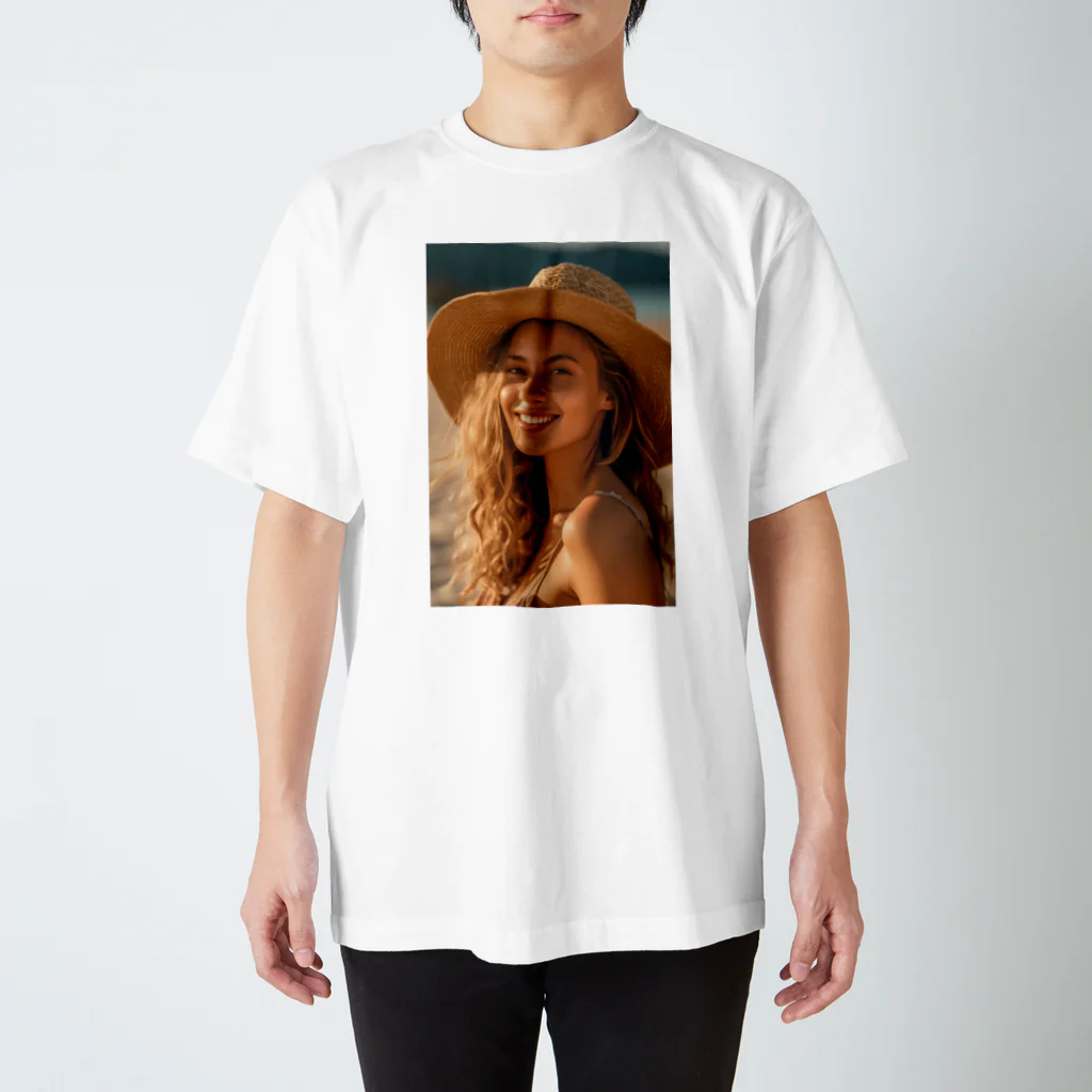VenusAngelのLuxury&Smile Lovely Girl Regular Fit T-Shirt