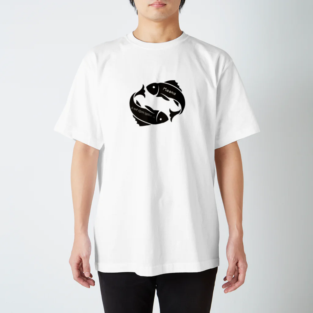 CyberArmadilloのミーナ（魚座）Meena (Pisces) スタンダードTシャツ