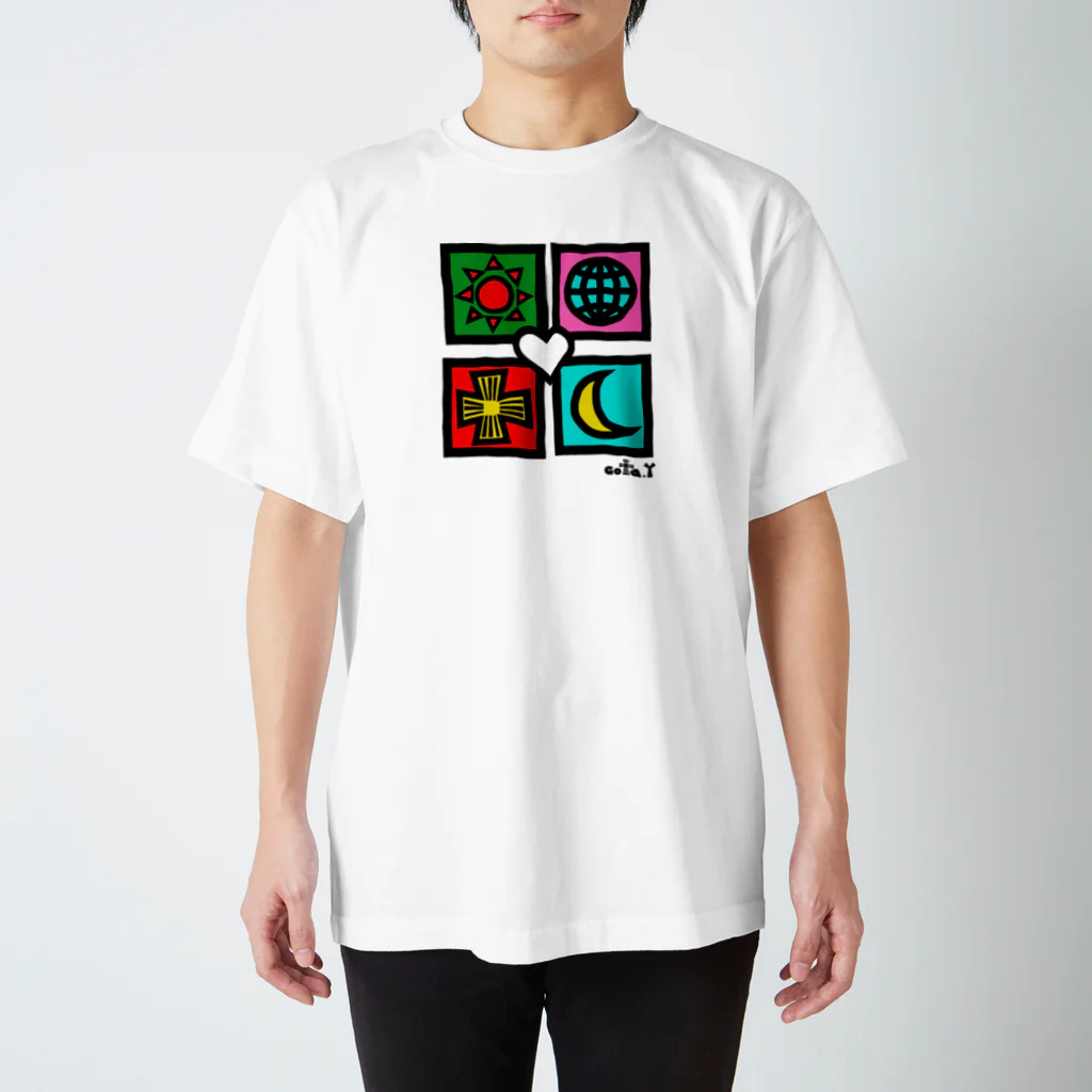 ゴータ・ワイのユニバース（手描風） Regular Fit T-Shirt