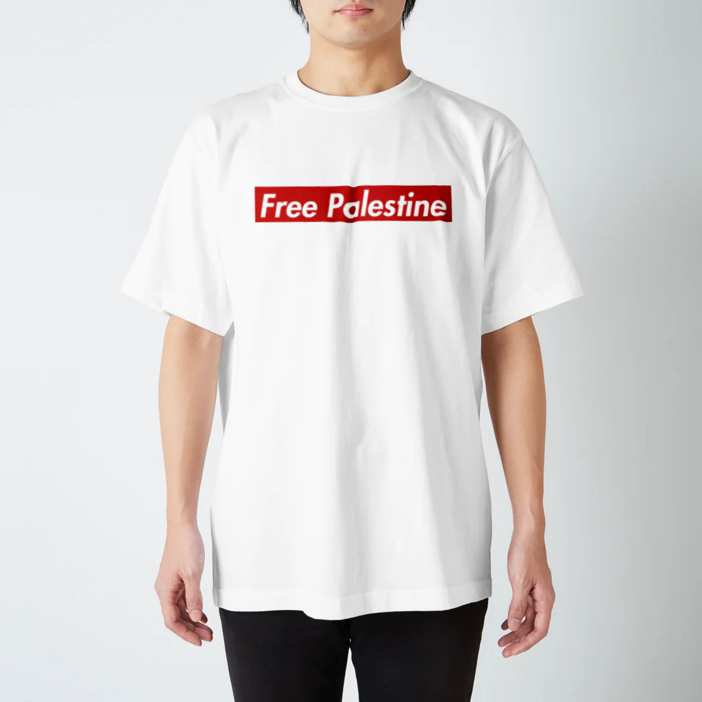 YaHabibi ShopのFree Palestine　パレスチナ解放のためのもの Regular Fit T-Shirt