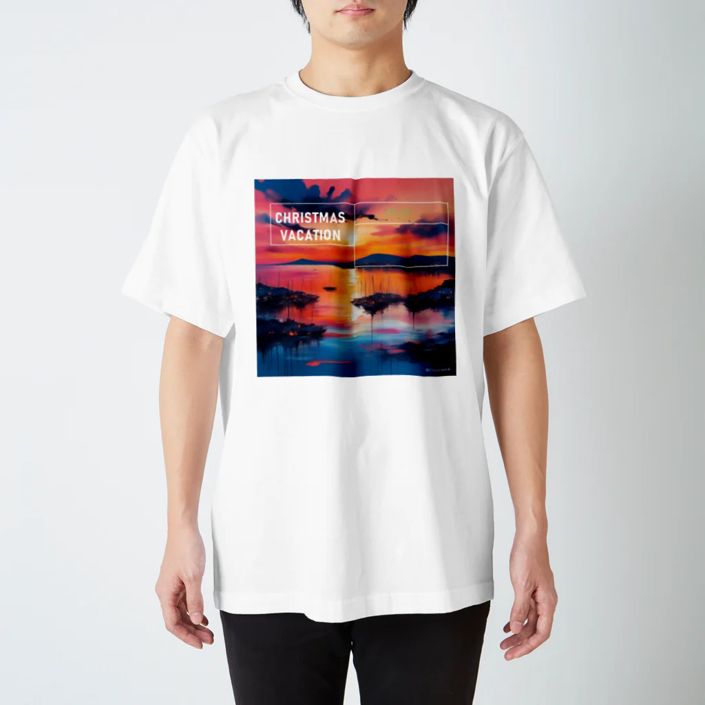 ChromastrAlのクリスマスの夕日 スタンダードTシャツ