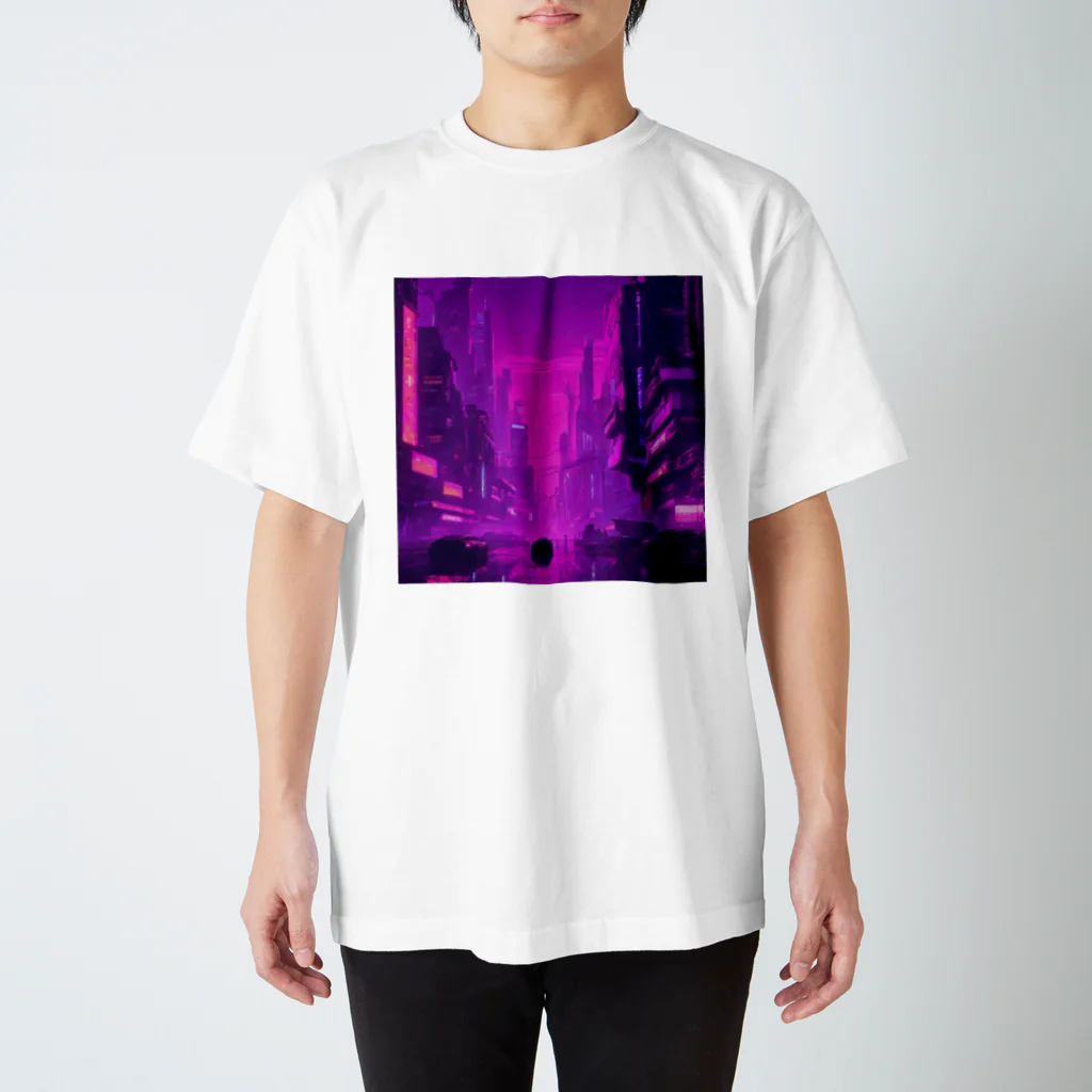 3tomo6's shopのpurple Regular Fit T-Shirt