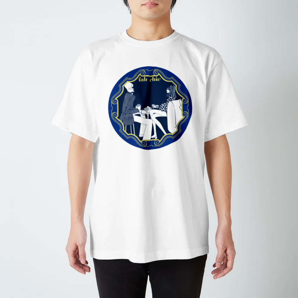 fab chic ファブシックのファブデート　サークルモチーフ 티셔츠