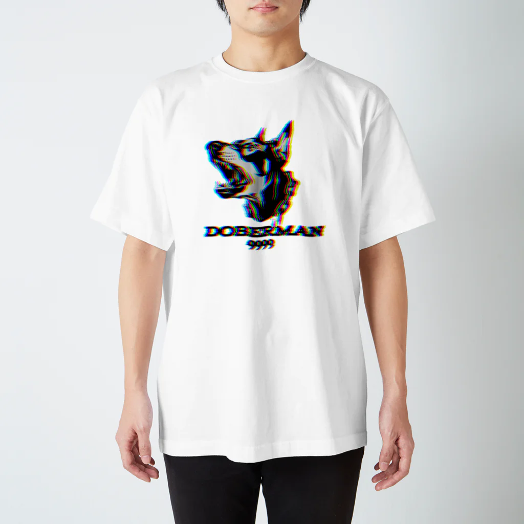 DOBERMAN 9999の“グリッチドックF12” Regular Fit T-Shirt