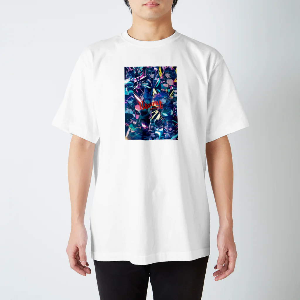 BUNNY-ONLINEのBUNNY-ART No.07 アメコミヴィンテージ スタンダードTシャツ