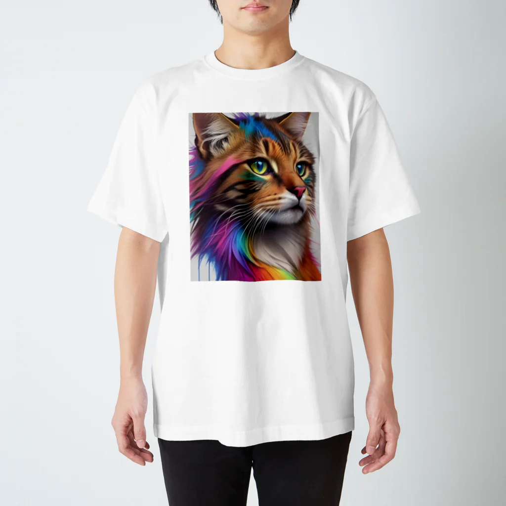 Pamoyanの虹色の幸せソマリ Regular Fit T-Shirt