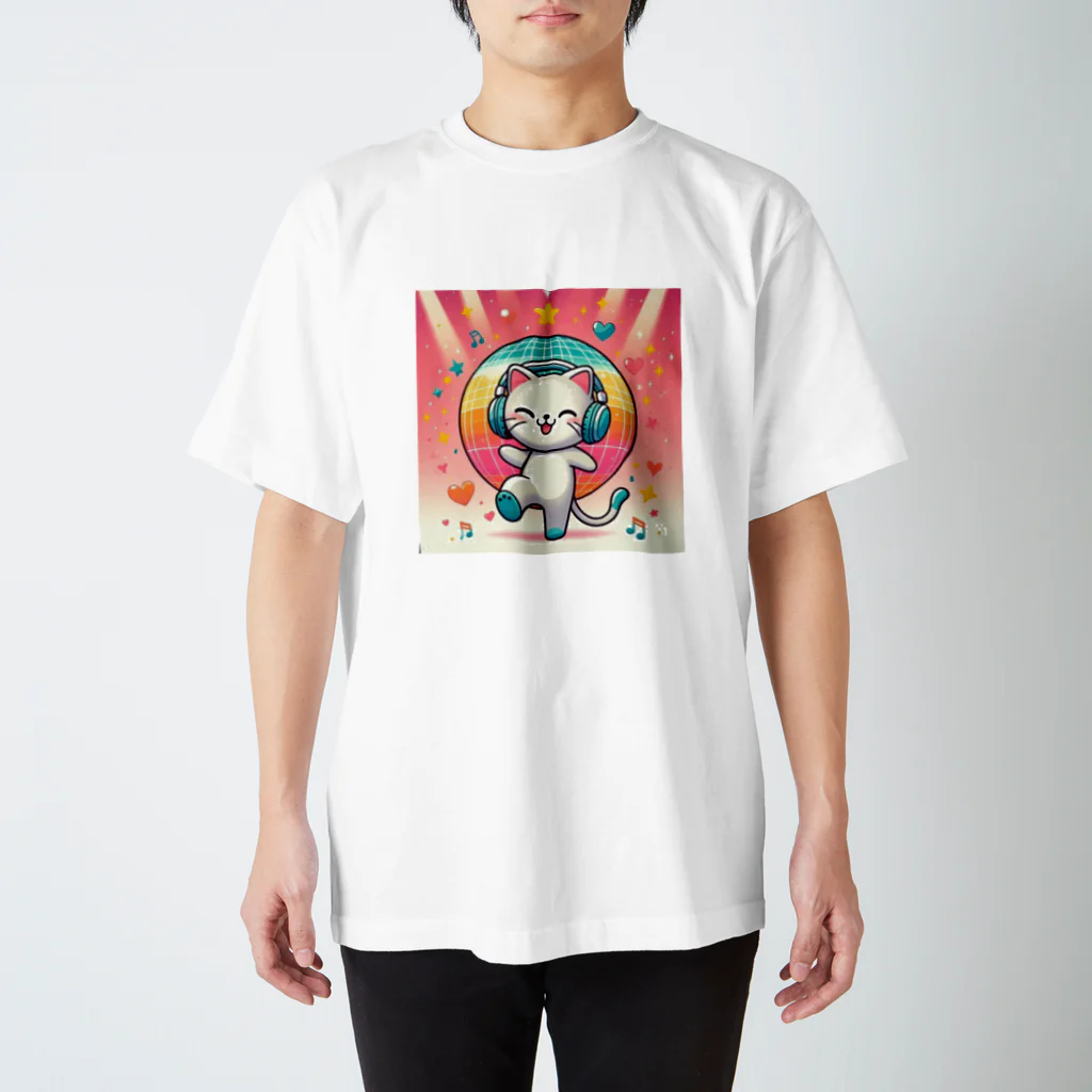 faustのダンス猫2 スタンダードTシャツ