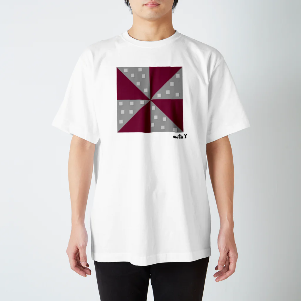 ゴータ・ワイのジオメトリックⅳ Regular Fit T-Shirt