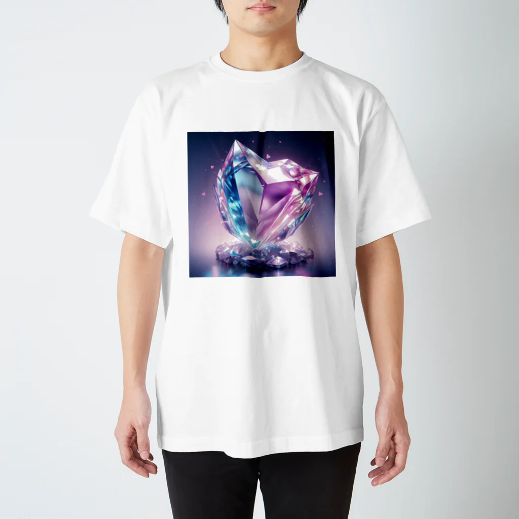 3tomo6's shopのValentine 水晶 スタンダードTシャツ