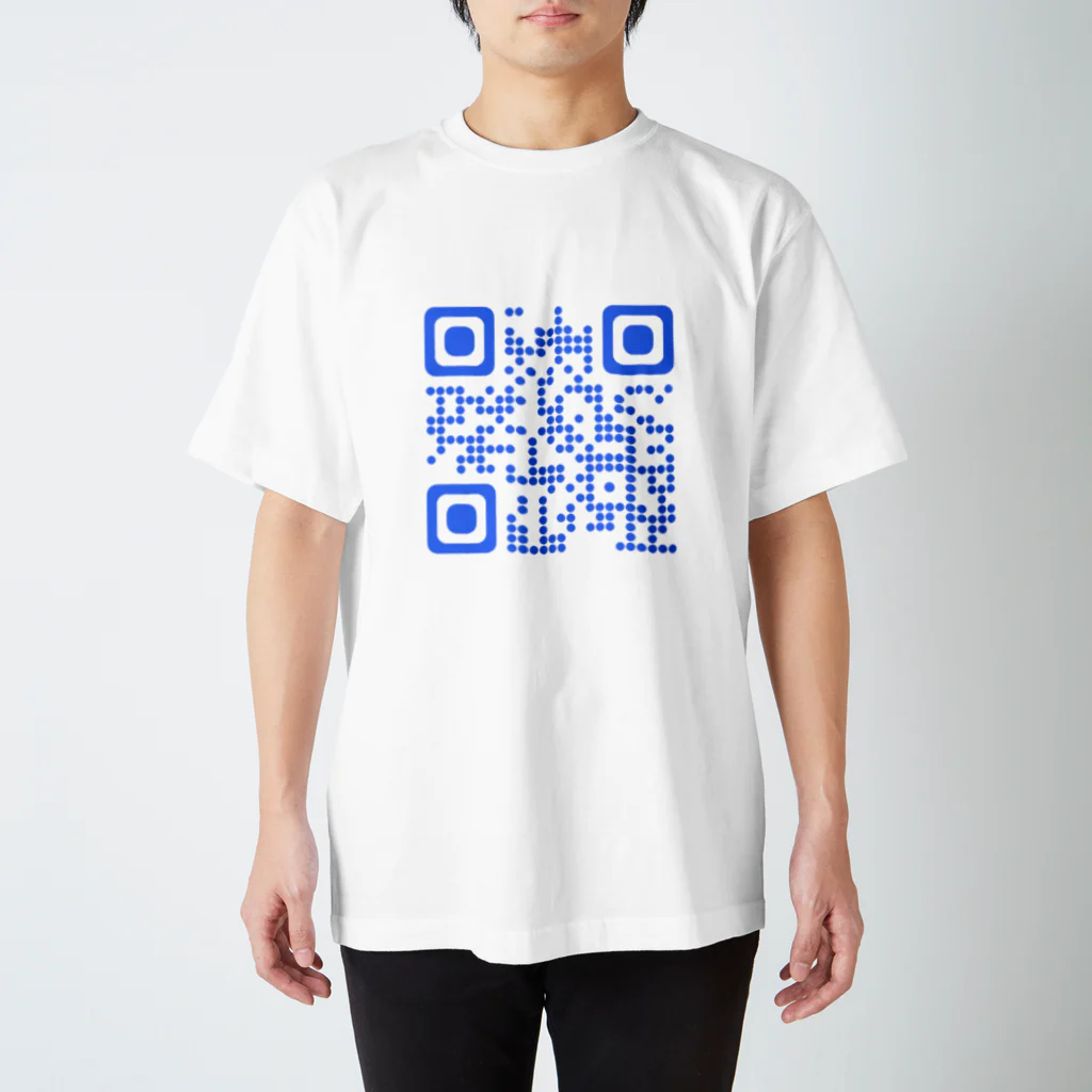 usabit.のぐっず屋さんの社長のtwitterQRコード スタンダードTシャツ