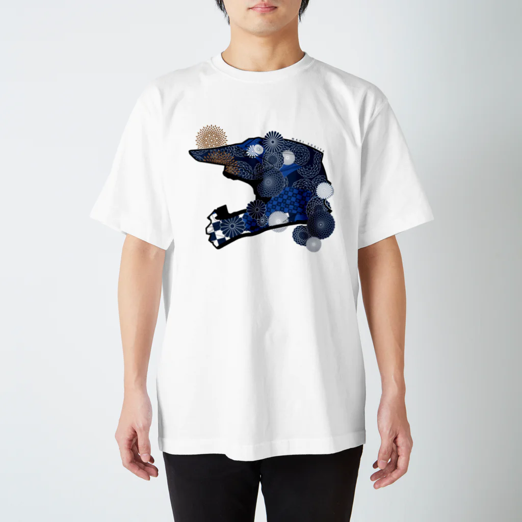 乗り物雑貨屋のまっきーぺんのヘルメットデカール Regular Fit T-Shirt