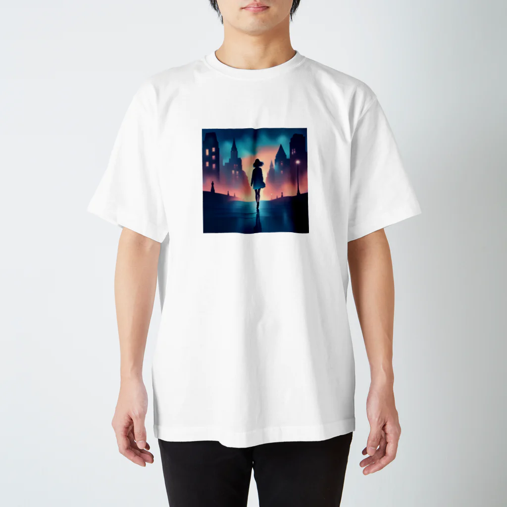 mamimuritaの夜散歩(女性) スタンダードTシャツ