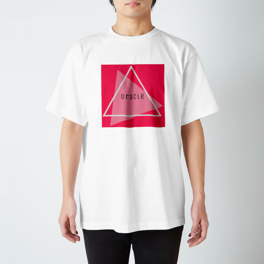 FRENCHIEのピンクなoracle スタンダードTシャツ