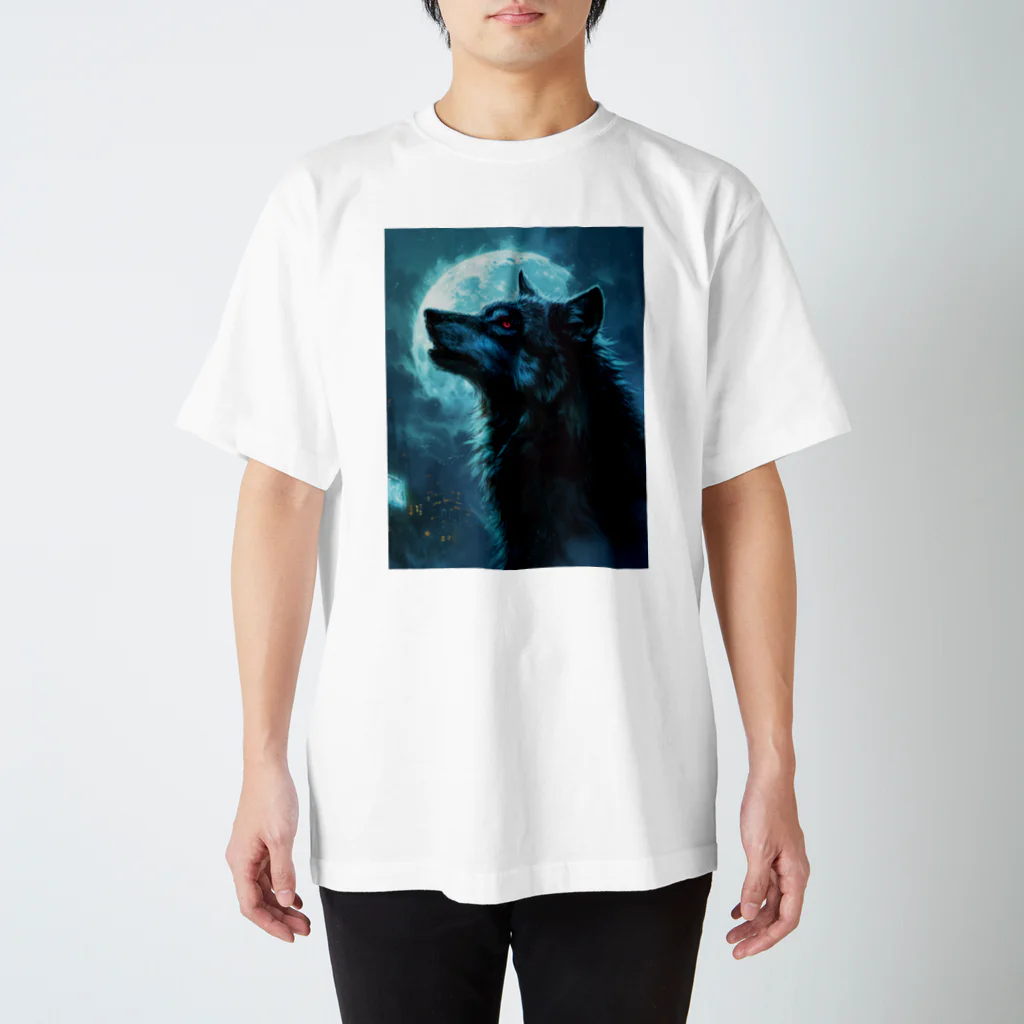 The_Hunting_GroundのTonight's moon is for wolves. Regular Fit T-Shirt