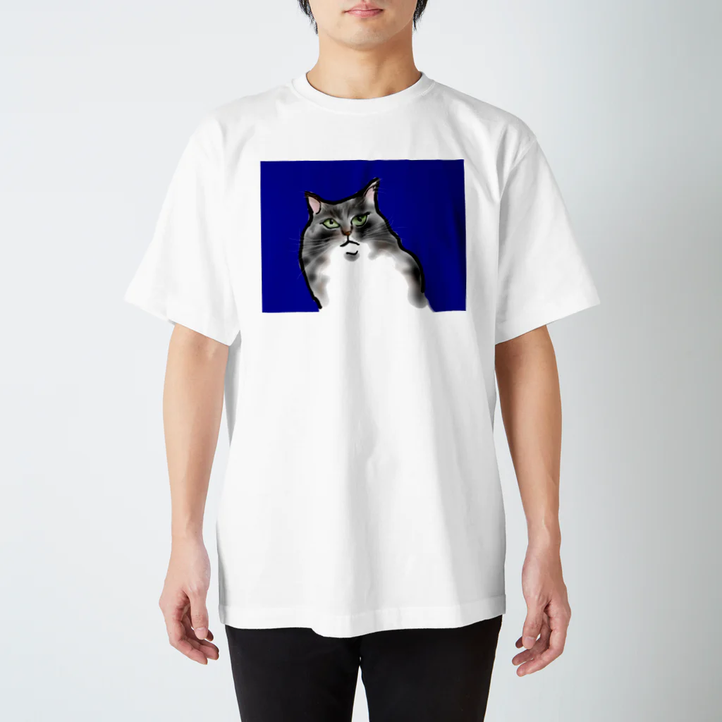 福助商店のぬっ猫 スタンダードTシャツ