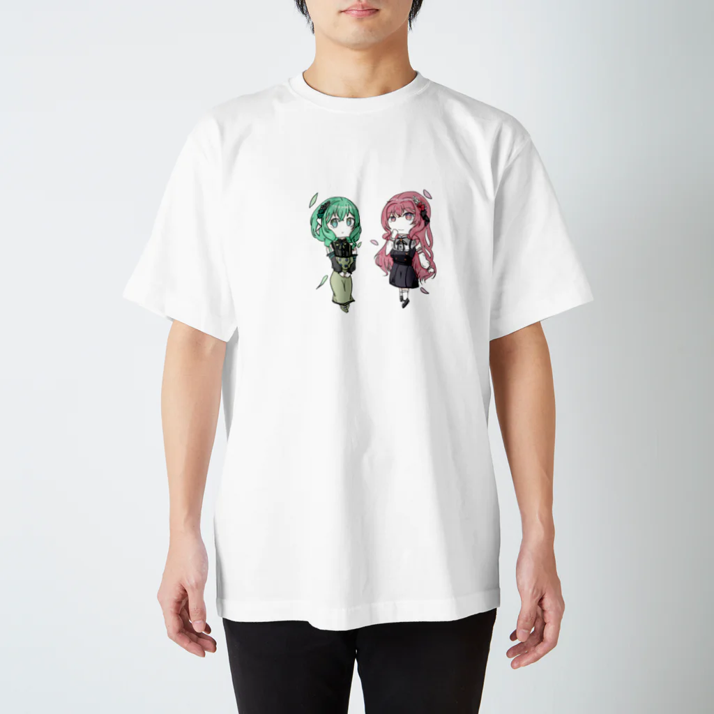 Tako-2daime shopの双子ちゃん スタンダードTシャツ