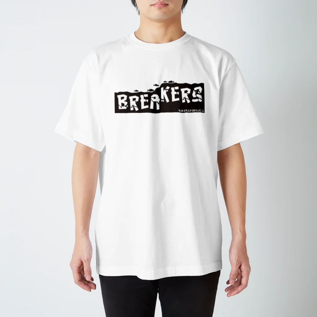 アングラーズデザイン BEATGRAPHICSのBREAKERS Tシャツ スタンダードTシャツ