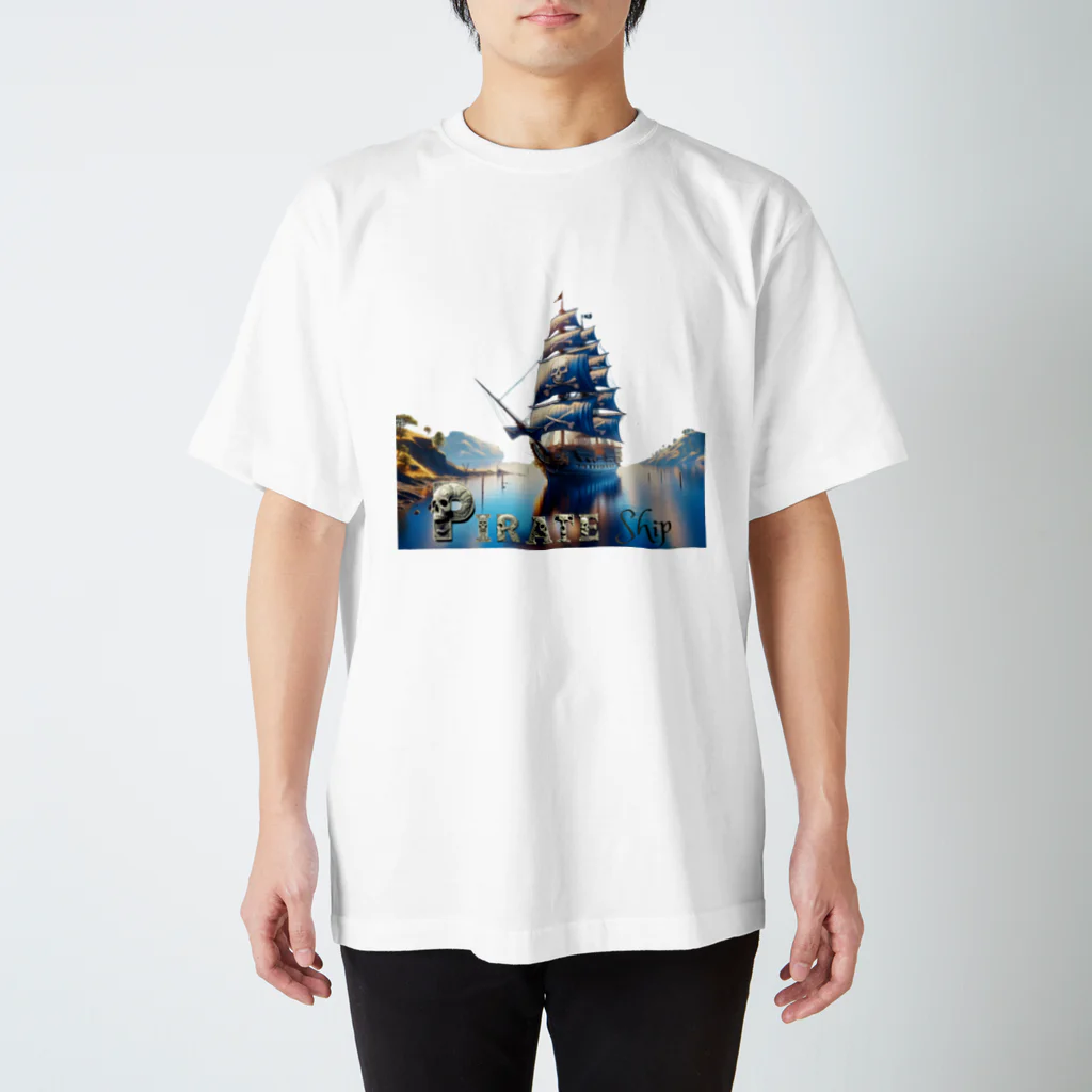 GIVEYOUWELLのpirate shipsⅢ スタンダードTシャツ