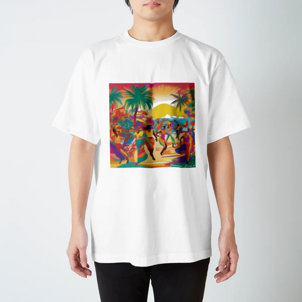 世界の空耳のSoramimi_Sazae 4 スタンダードTシャツ