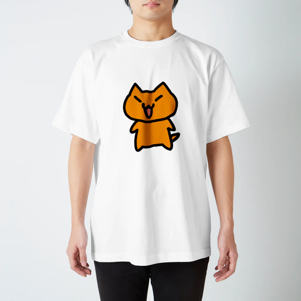 モコモコまゆびしのサカモト スタンダードTシャツ