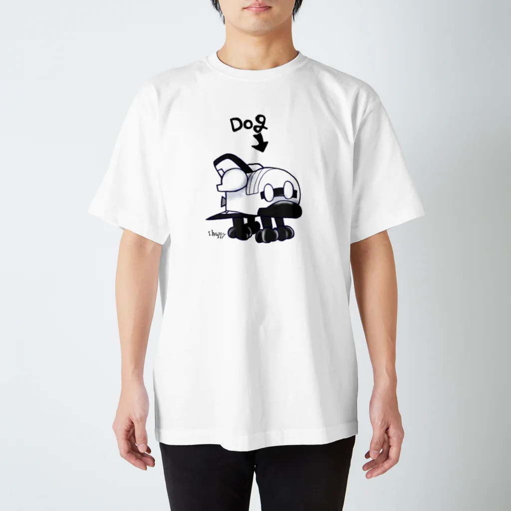 FinlessPorpoiseのシャトルわんわん スタンダードTシャツ