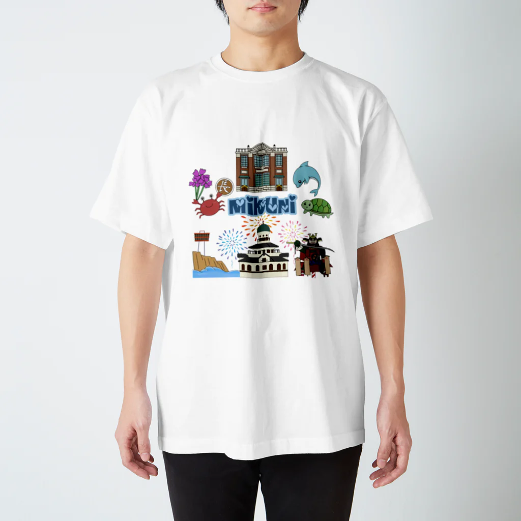 福井県坂井市三国町のグッズの🆕三国デザイン Regular Fit T-Shirt
