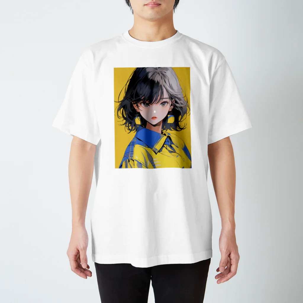 yanagi029のワイシャツ女子 スタンダードTシャツ