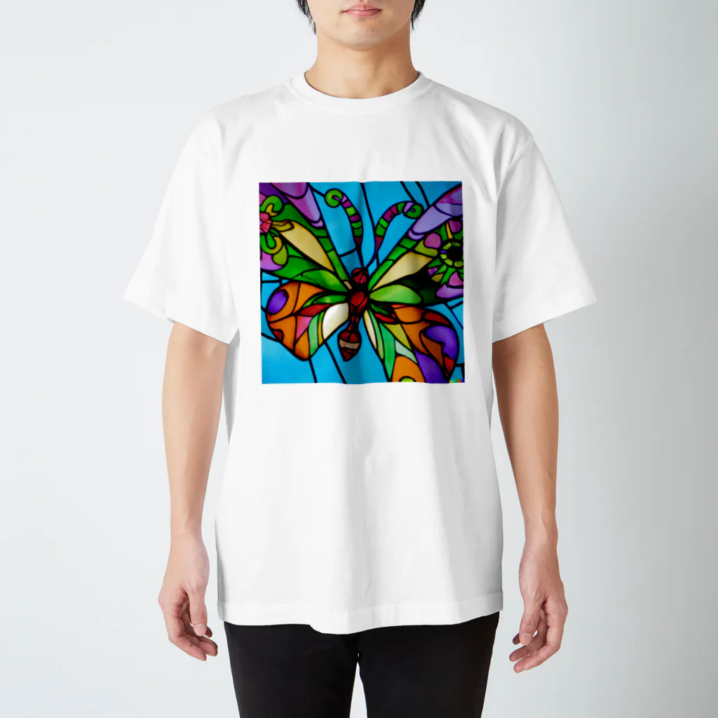 Heart-Heartの蝶の舞 Regular Fit T-Shirt