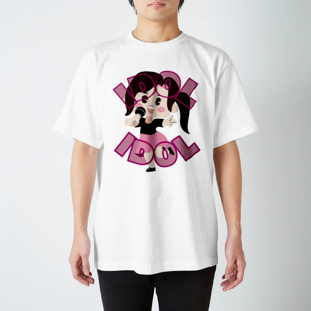 garireoのIDOL歌手 スタンダードTシャツ